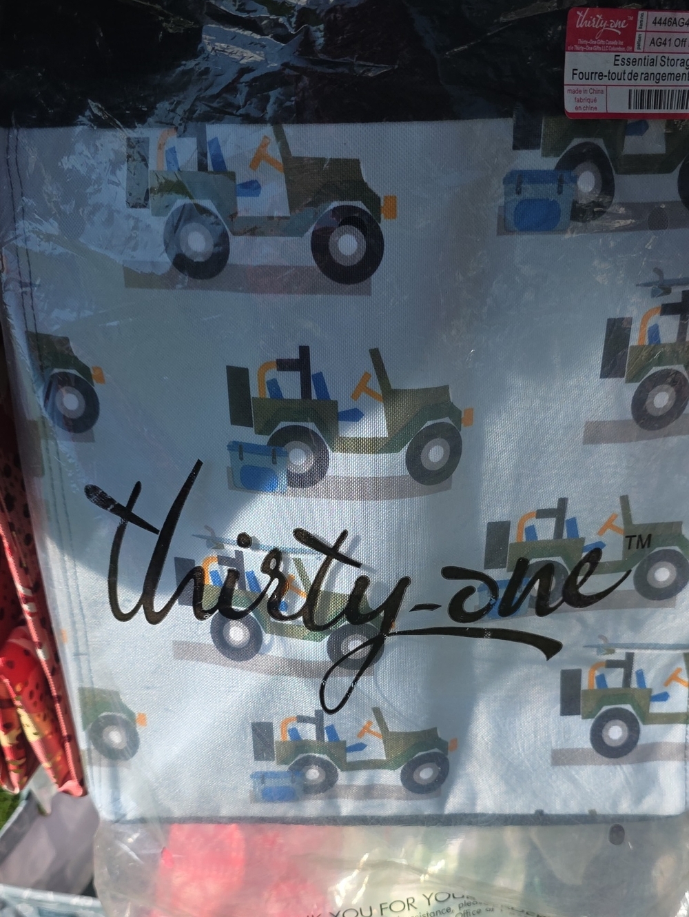 NEW Thirty-one Essential Storage Tote in Off Roadin